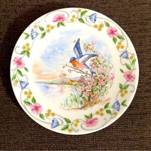 LEC LeClair Limoges France Porcelain Springtime Season Plate